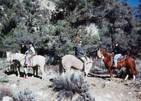 trail riding horseback california